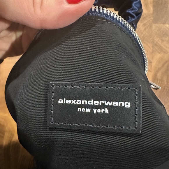 Alexander Wang
Blue Mini Scrunchie Top Handle Bag - Picture 5 of 9